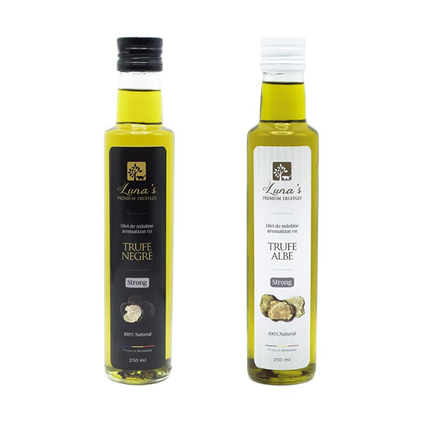 Set uleiuri cu trufe negre si trufe albe, 2 x 250 ml