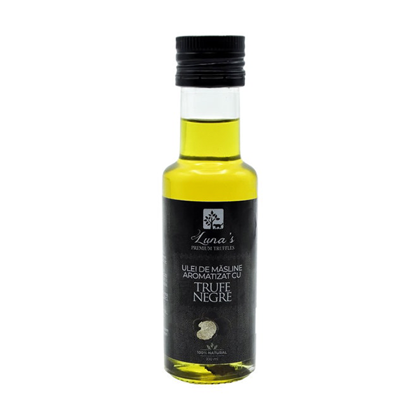 Organic olive oil with black truffles - 100 ml