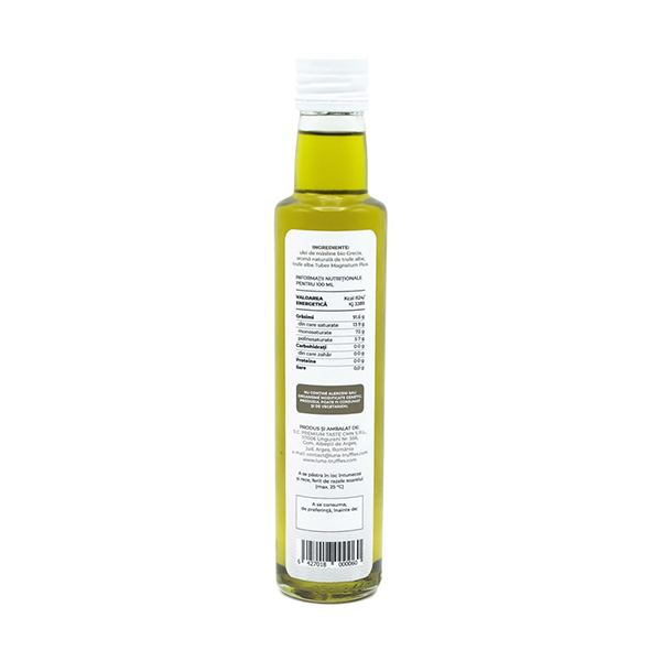 Organic olive oil with white truffles - Strong, 250 ml